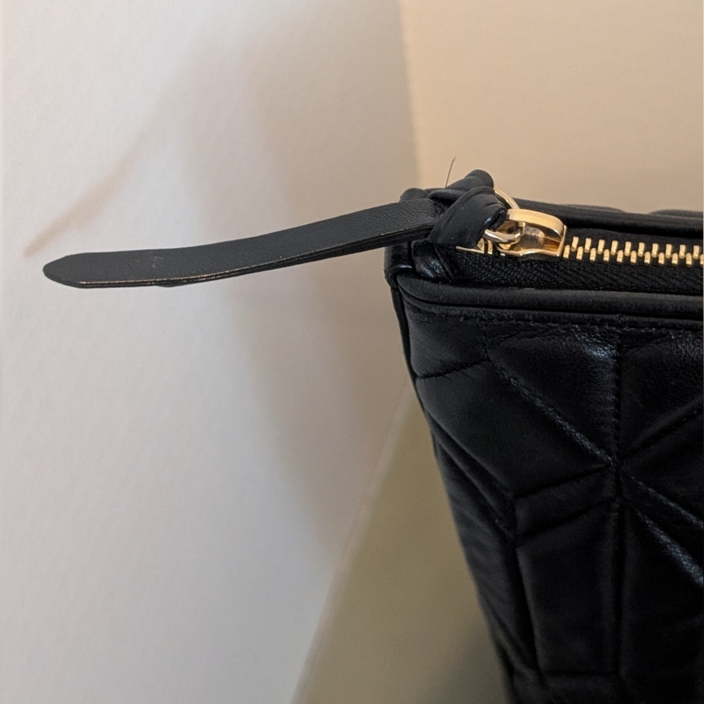 NEW Jimmy Choo Black Quilted Tote - Picture 9 of 11